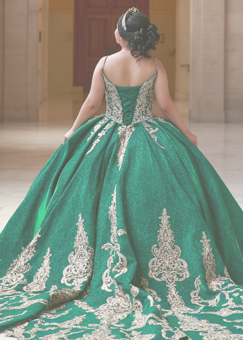 Beauty by Natalia, Quinceañera, Peinado, Green